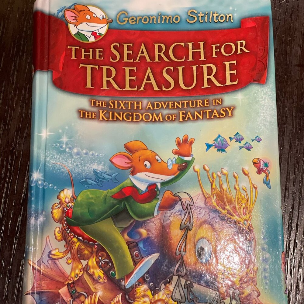 Geronimo Stilton The Search For Treasure (Hard Cover, Like new)